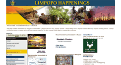 Desktop Screenshot of limpopohappenings.co.za