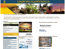 Tablet Screenshot of limpopohappenings.co.za